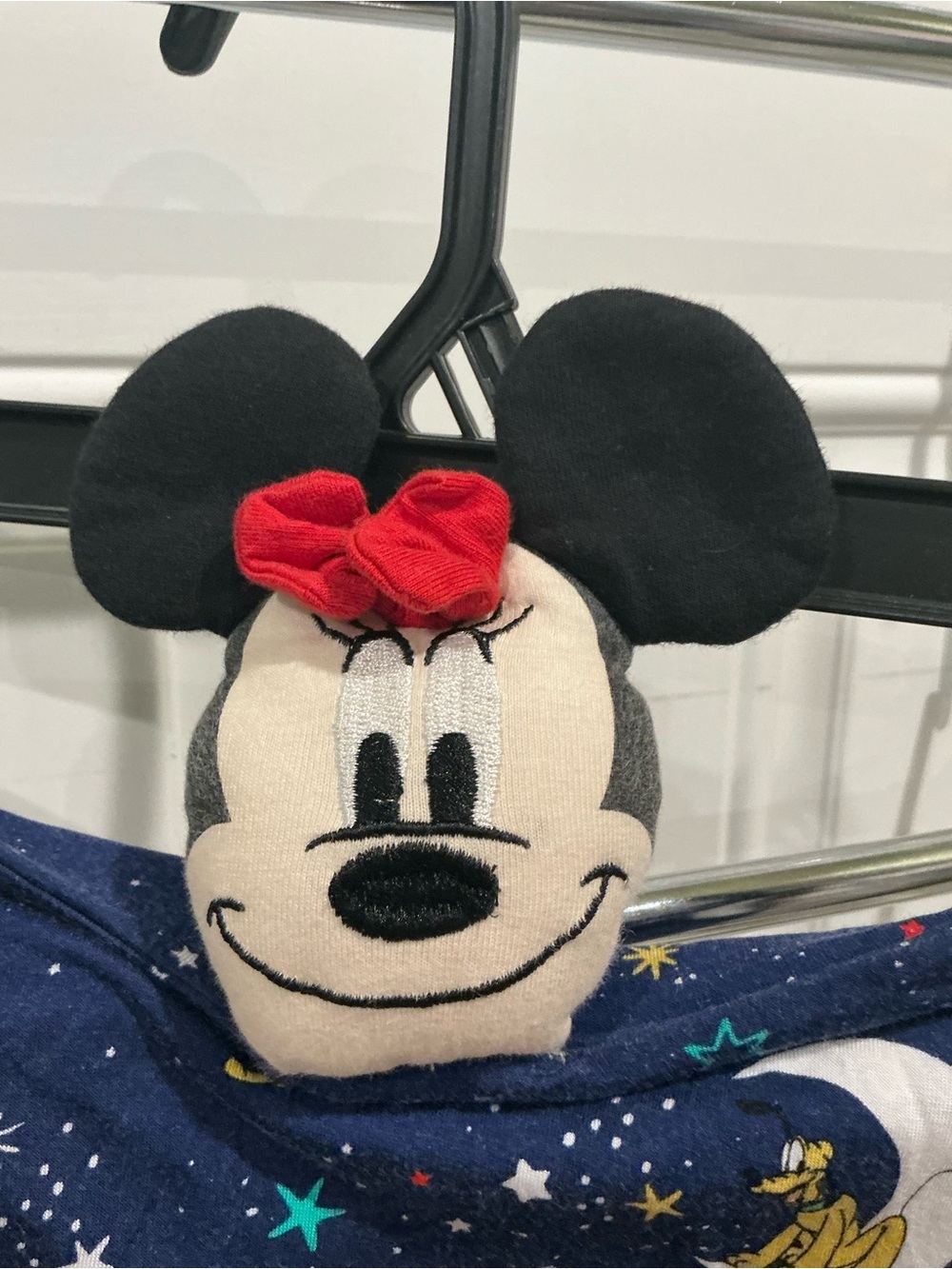Little Sleepies Navy Blue Minnie Mouse Starry Sky Lovey - Picture 2 of 4